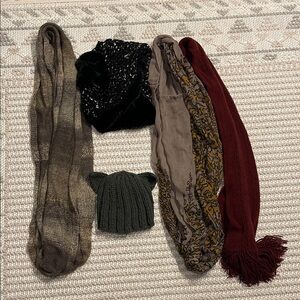 Bundle Winter Women's Scarf Collection with Hat